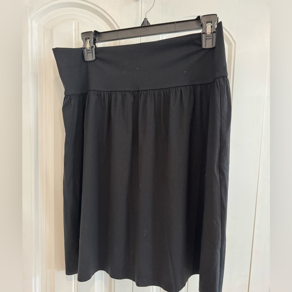 Wolford Black Knee-Length A-Line Skirt